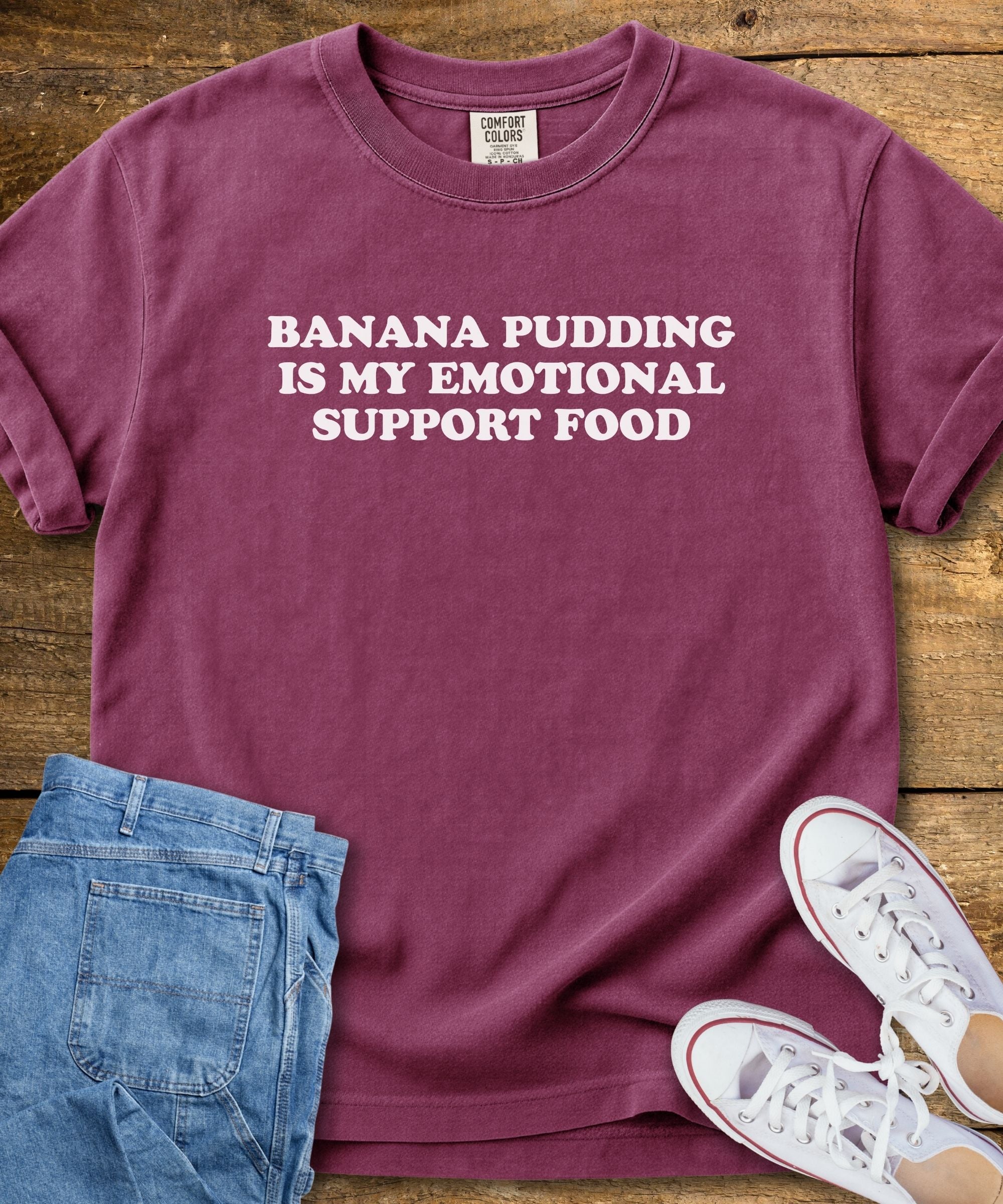 Banana Pudding Emotional Support T-Shirt
