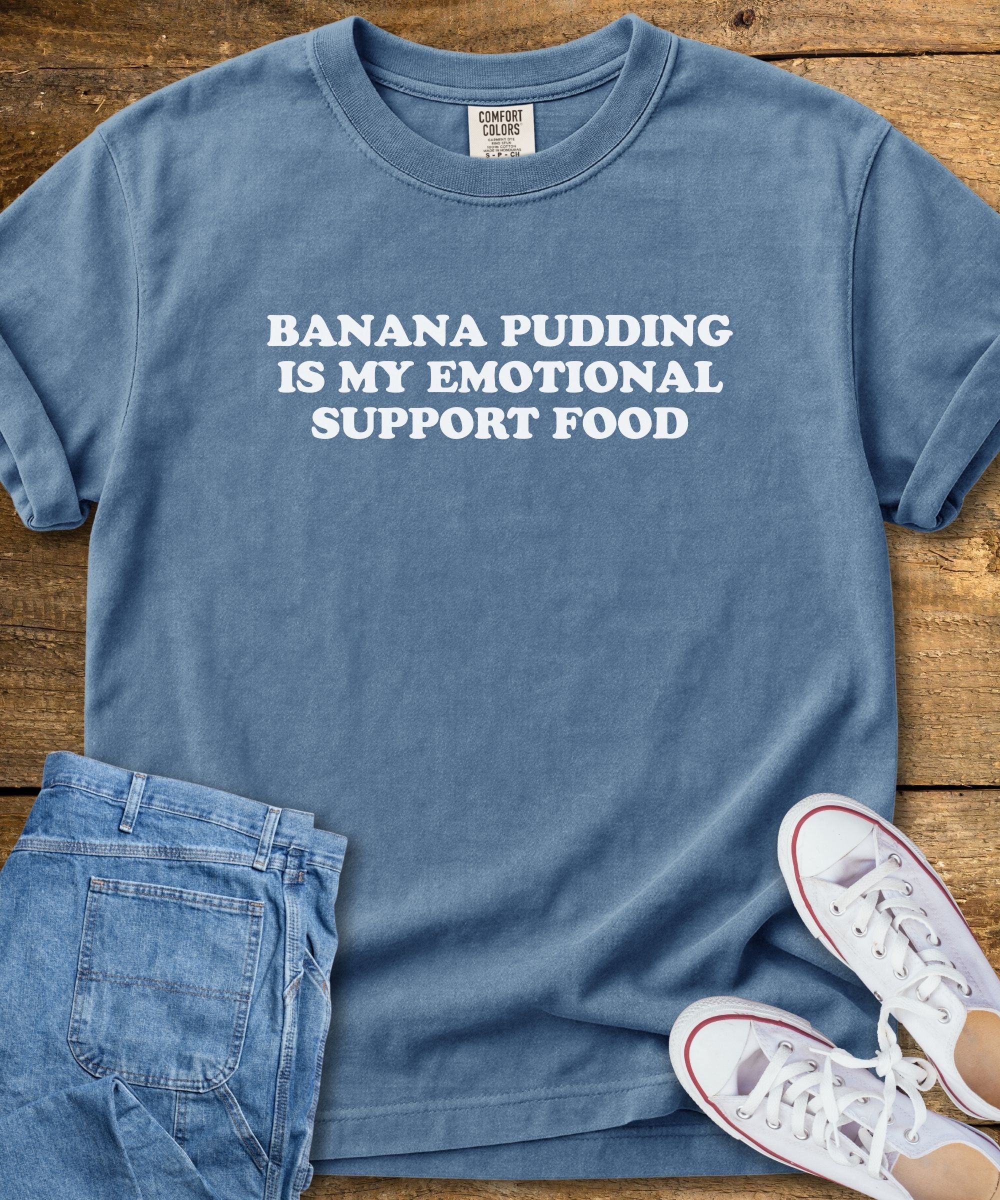 Banana Pudding Emotional Support T-Shirt