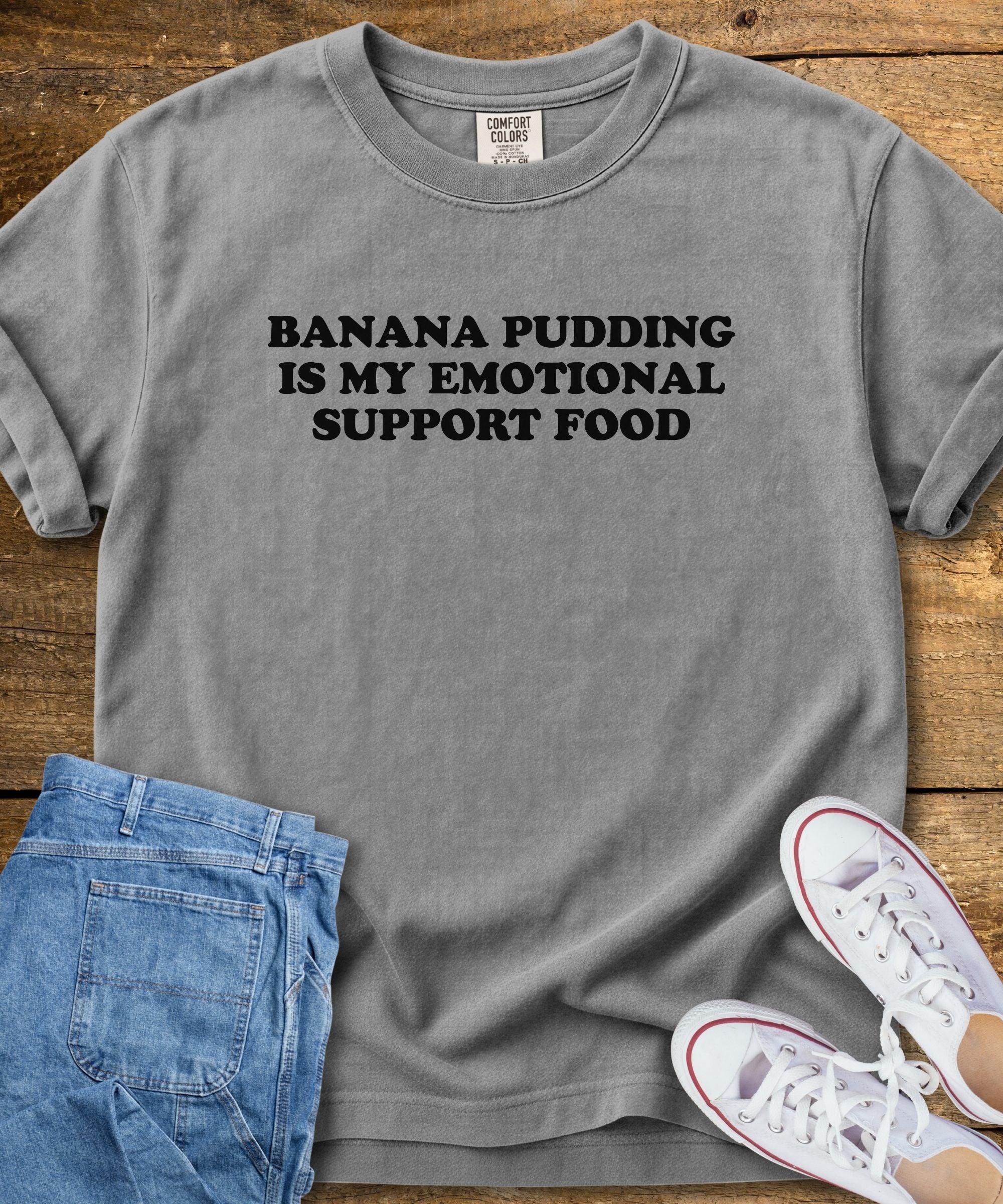 Banana Pudding Emotional Support T-Shirt