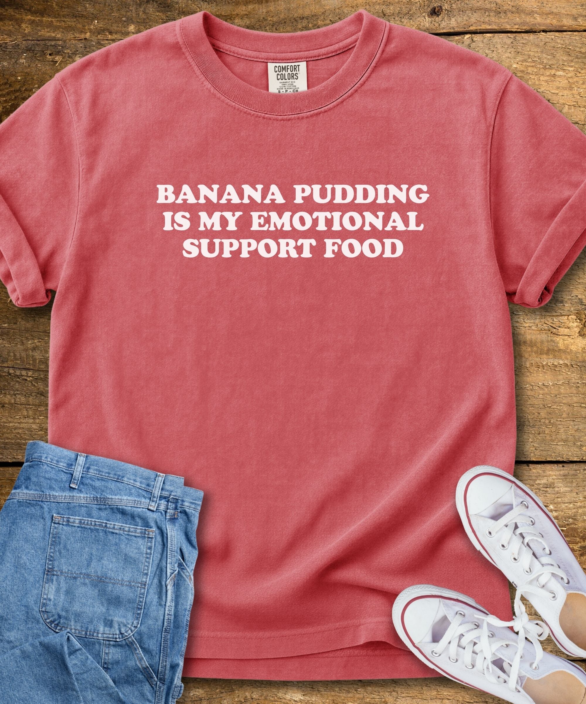 Banana Pudding Emotional Support T-Shirt