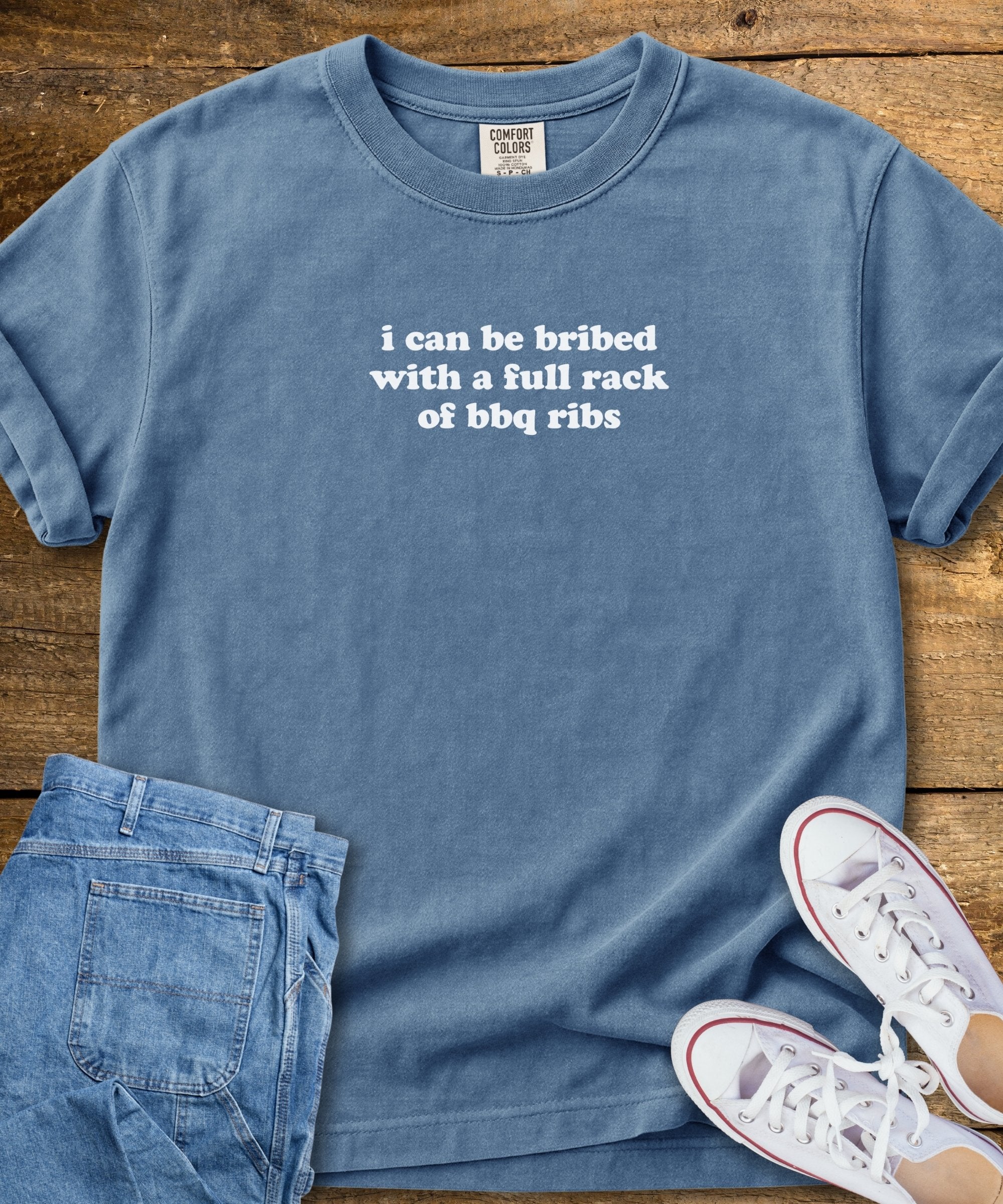 Bribed With BBQ Ribs T-Shirt