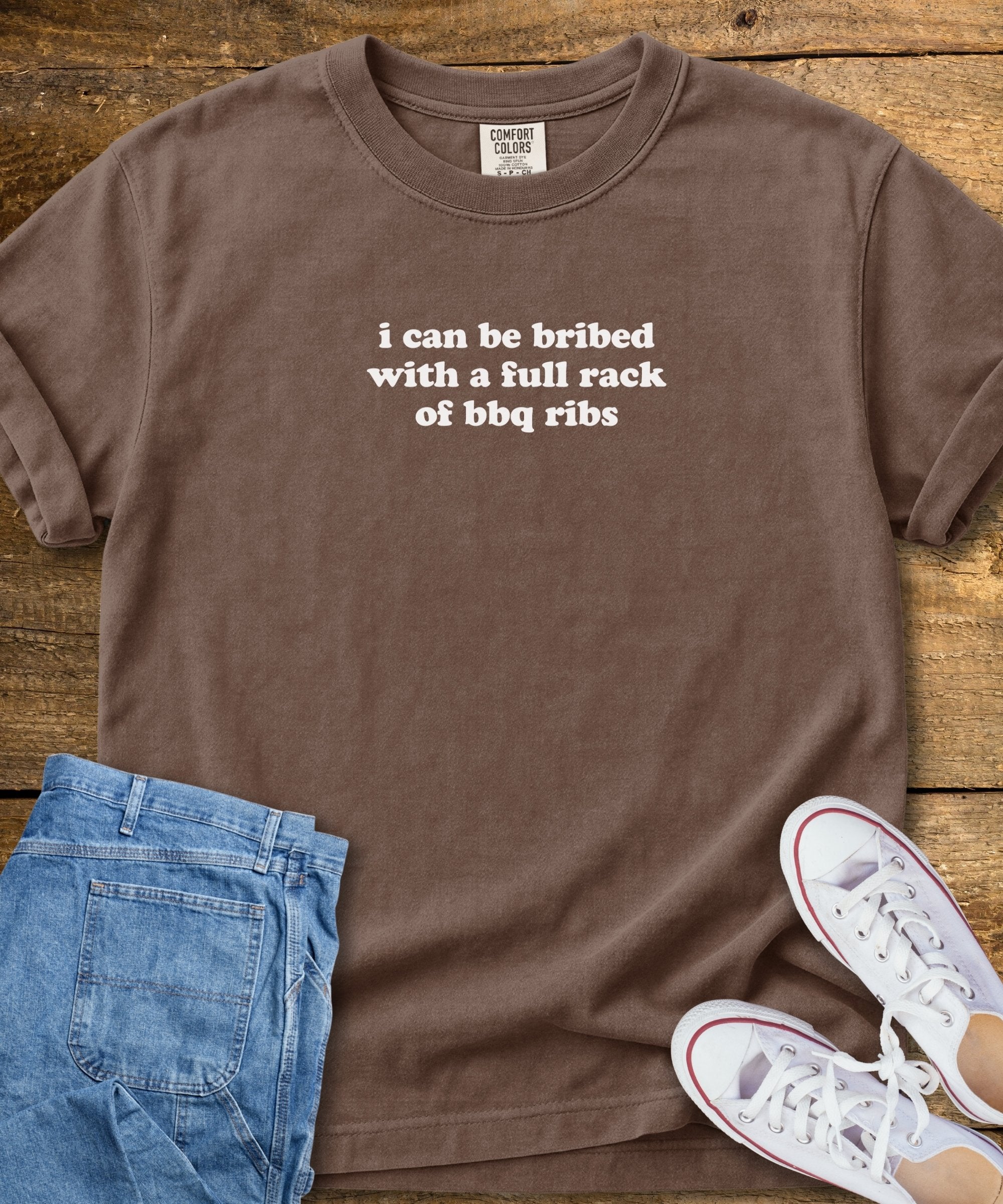 Bribed With BBQ Ribs T-Shirt