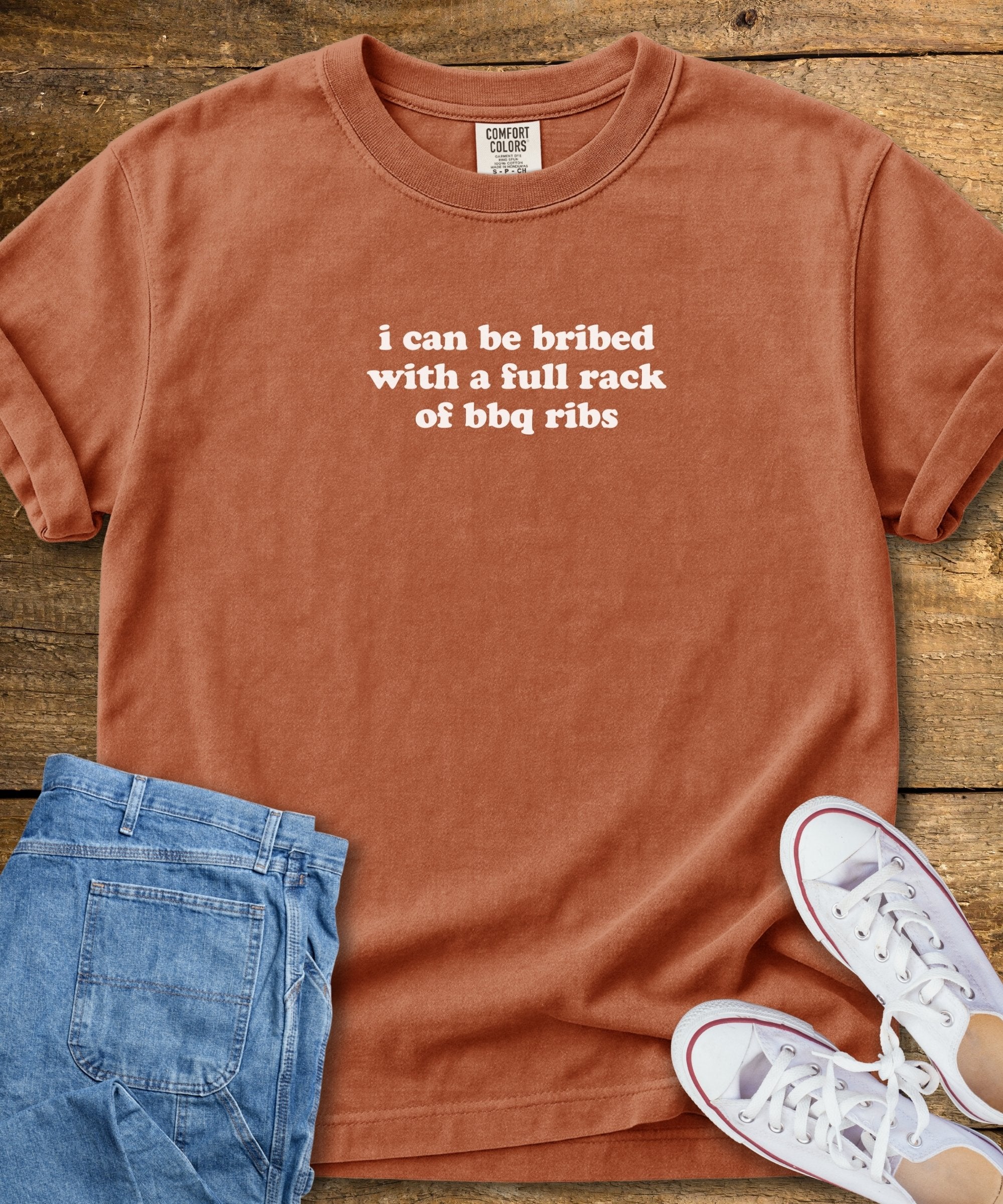 Bribed With BBQ Ribs T-Shirt