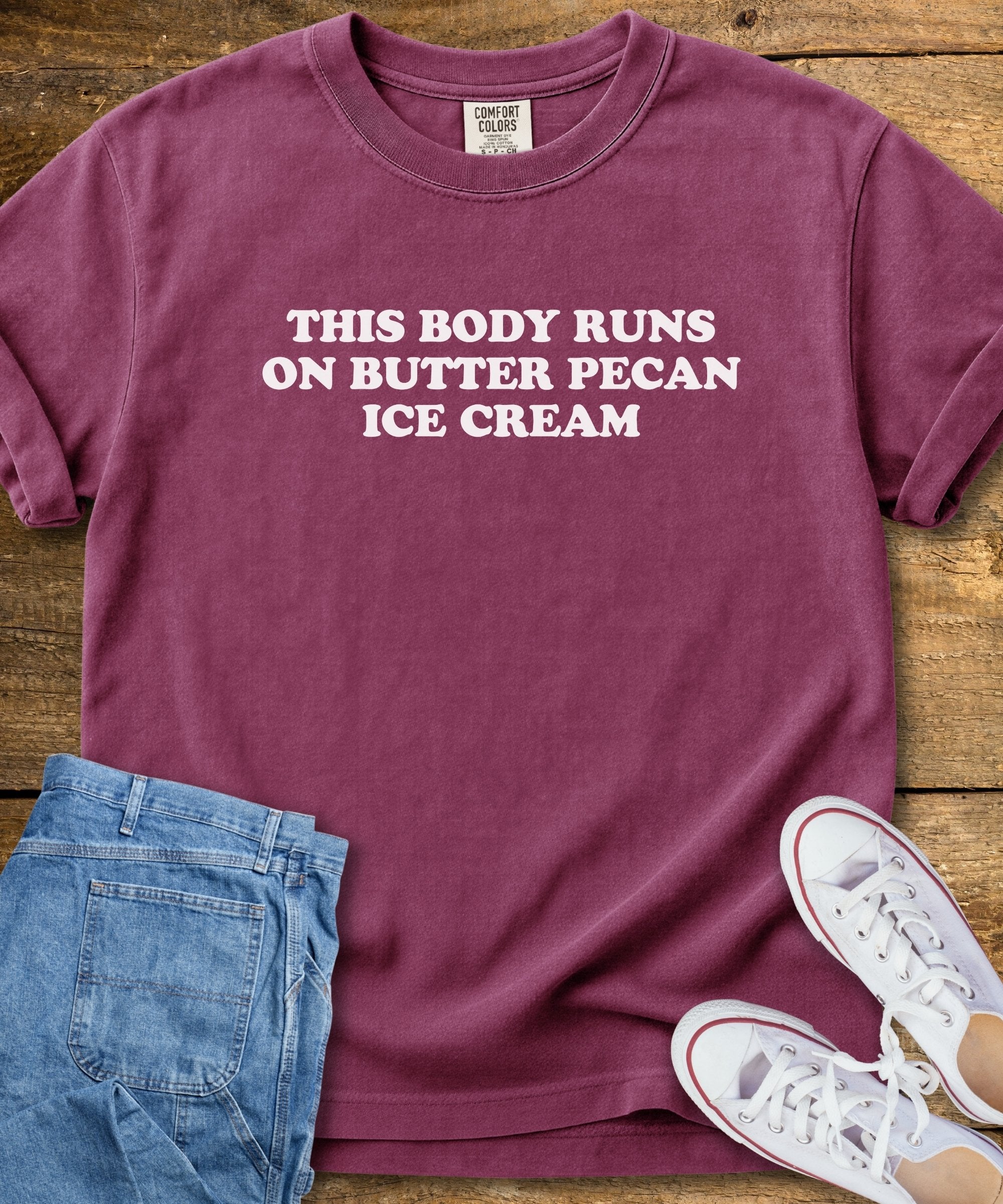 Runs On Butter Pecan T-Shirt