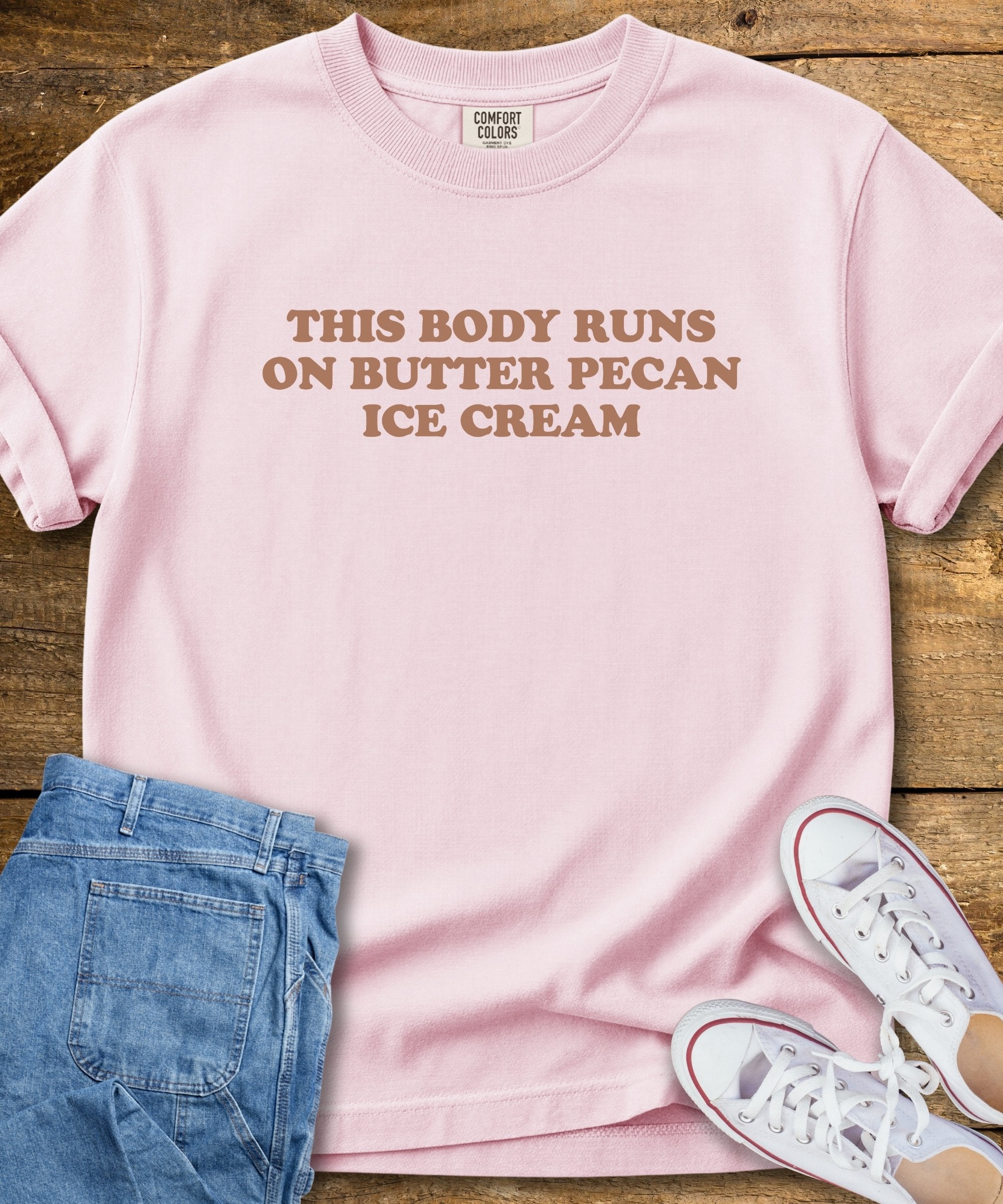 Runs On Butter Pecan T-Shirt