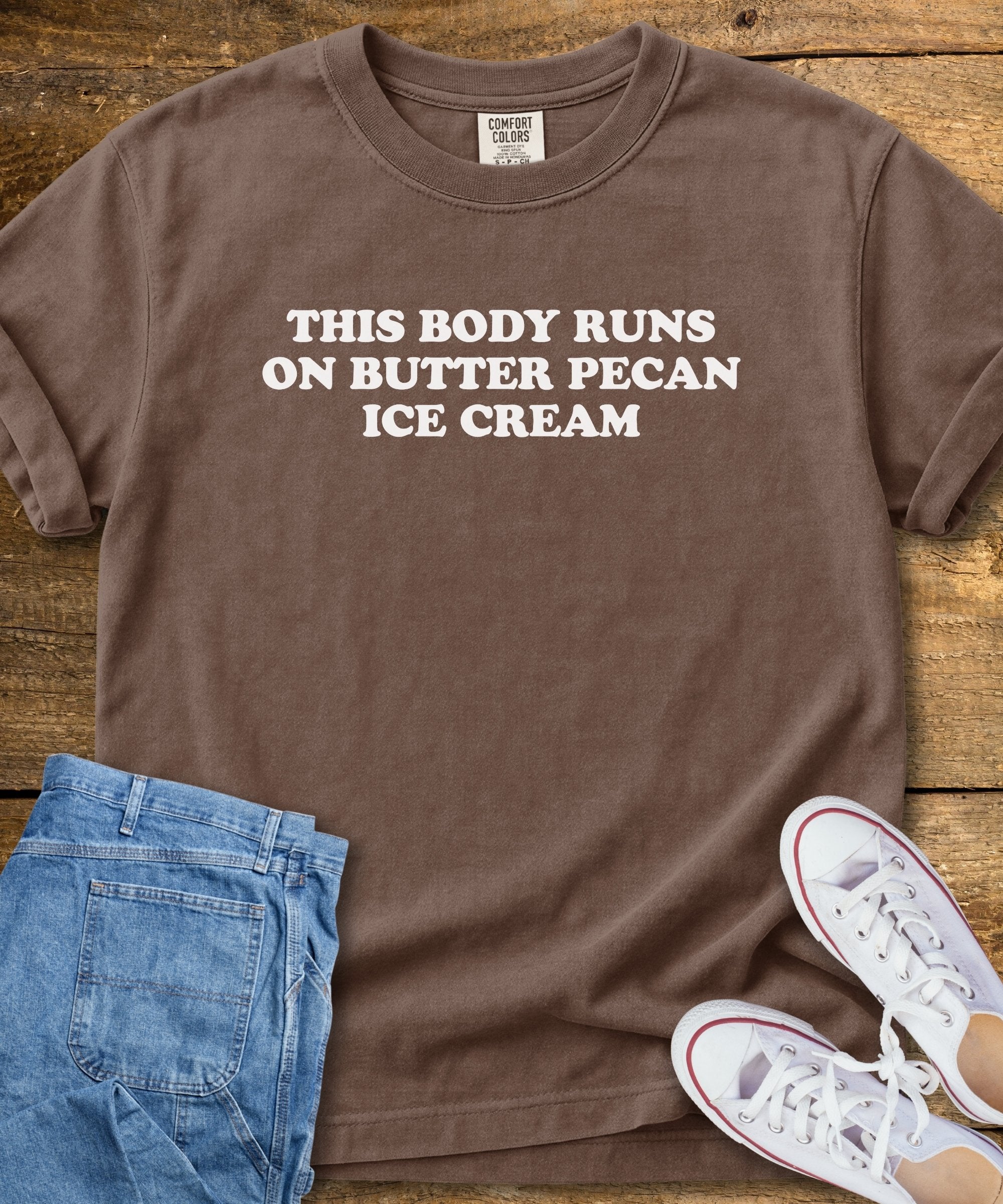Runs On Butter Pecan T-Shirt