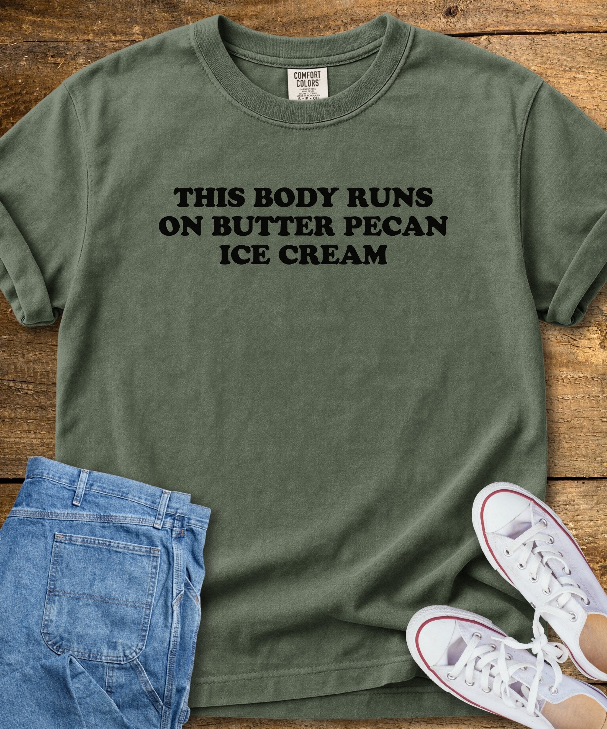Runs On Butter Pecan T-Shirt