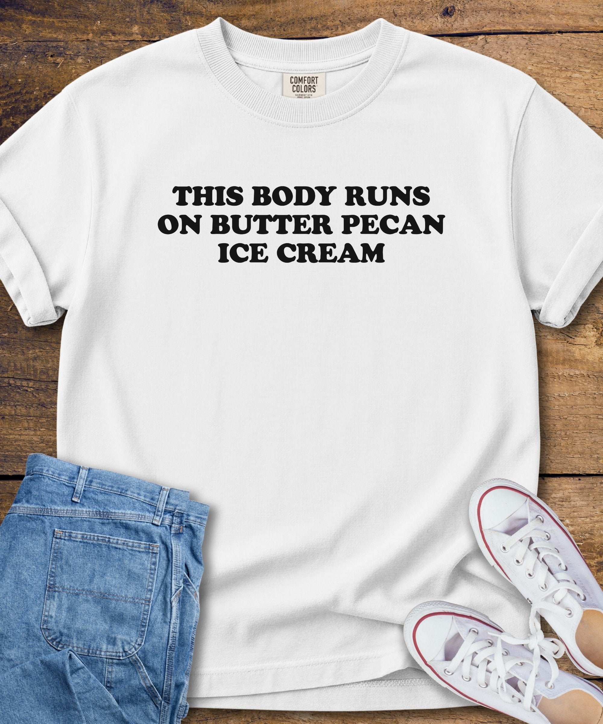 Runs On Butter Pecan T-Shirt