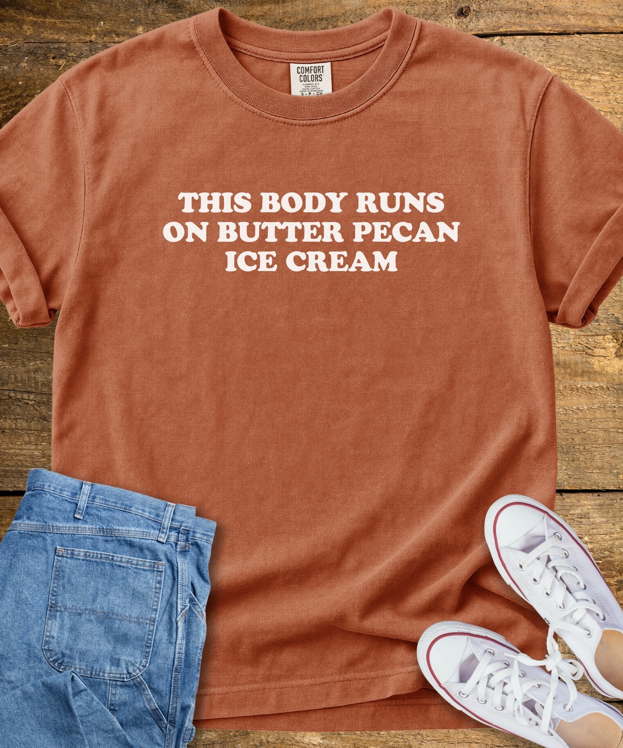 Runs On Butter Pecan T-Shirt