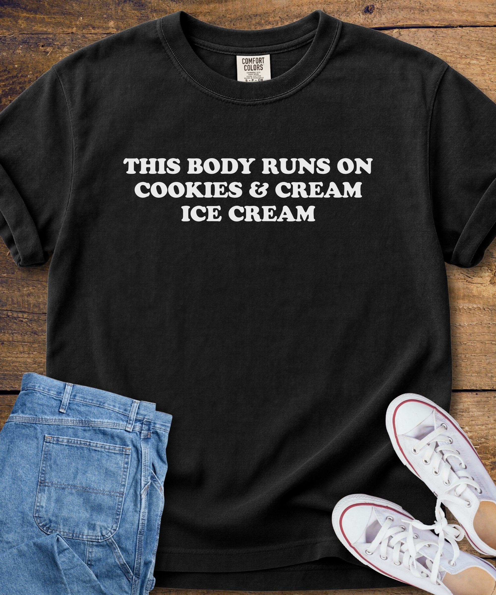 Runs On Cookies & Cream T-Shirt