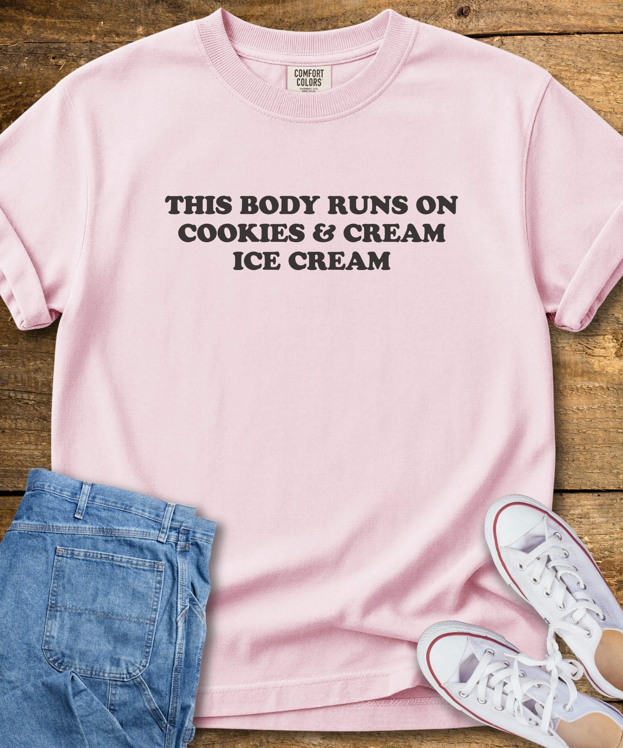Runs On Cookies & Cream T-Shirt