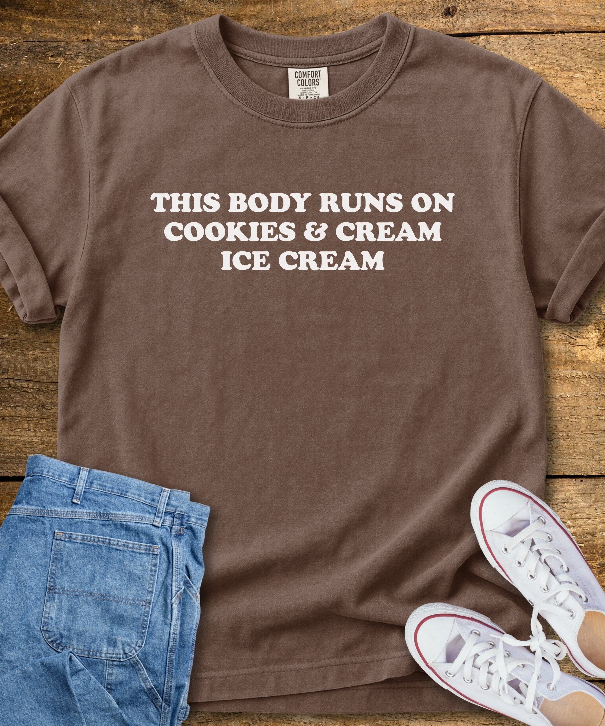 Runs On Cookies & Cream T-Shirt