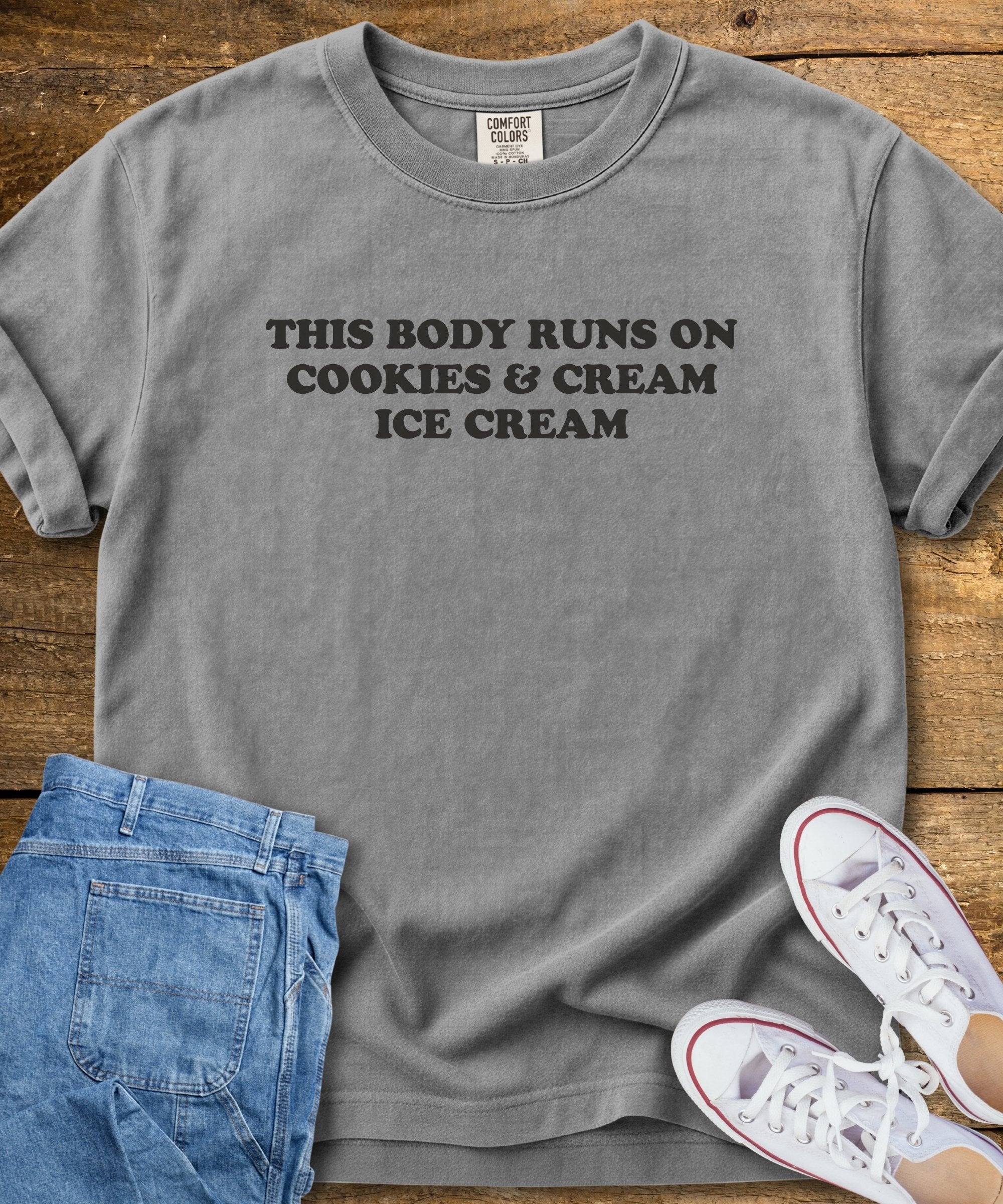 Runs On Cookies & Cream T-Shirt