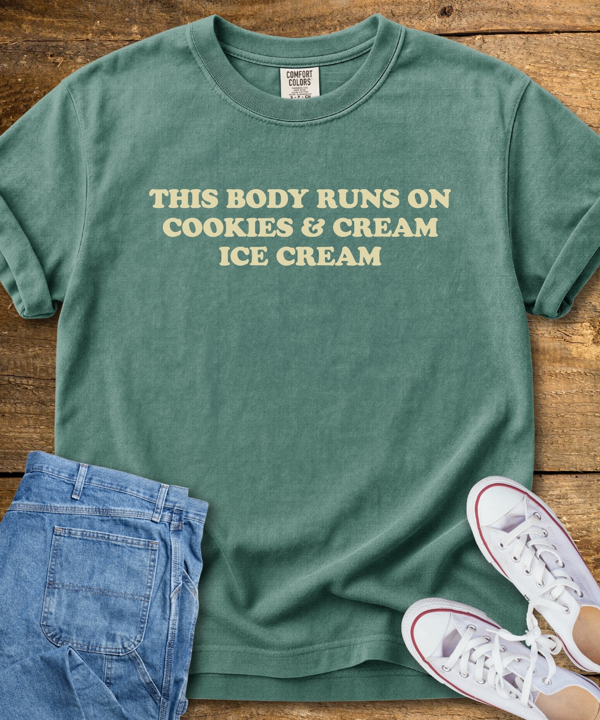 Runs On Cookies & Cream T-Shirt