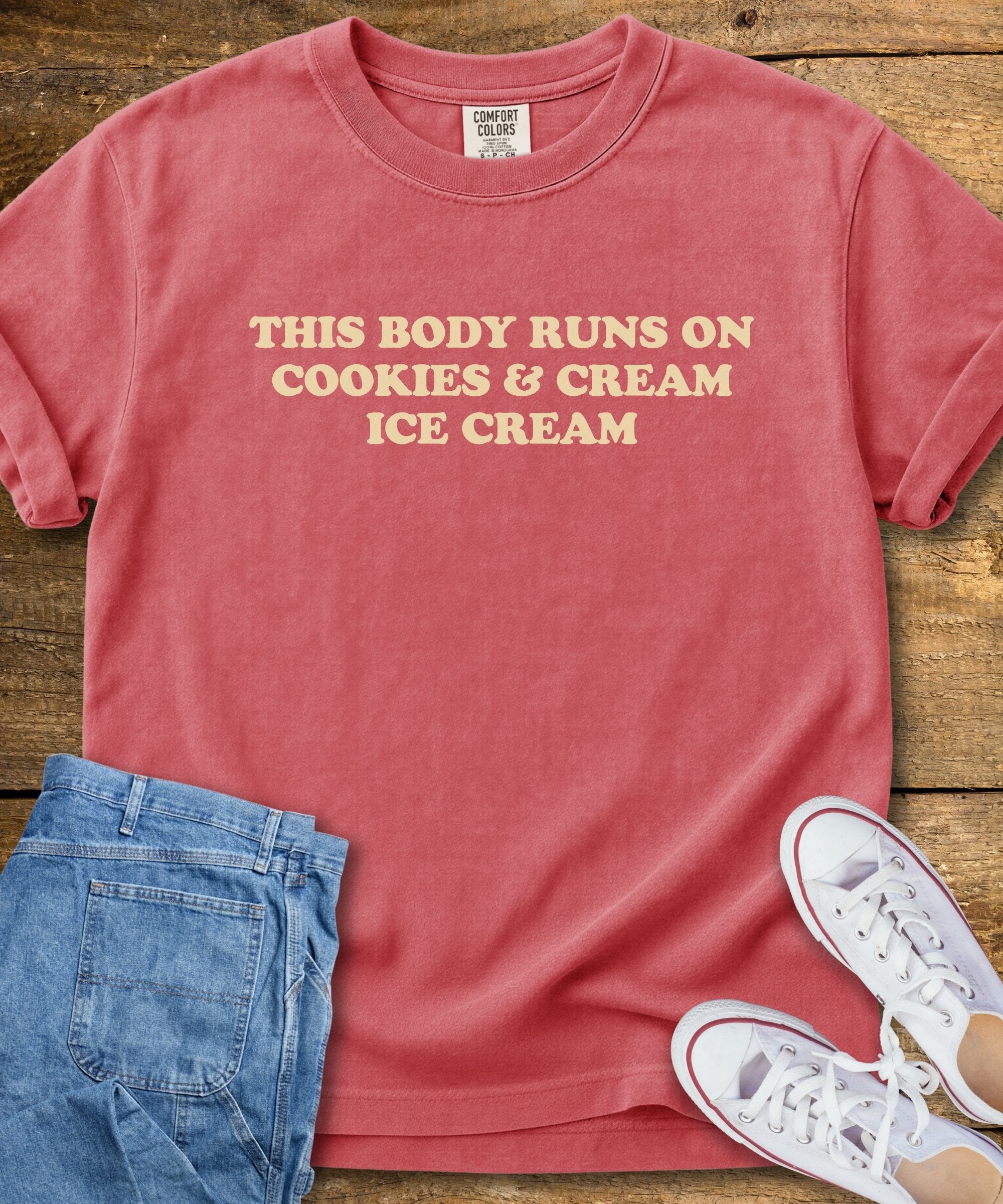 Runs On Cookies & Cream T-Shirt