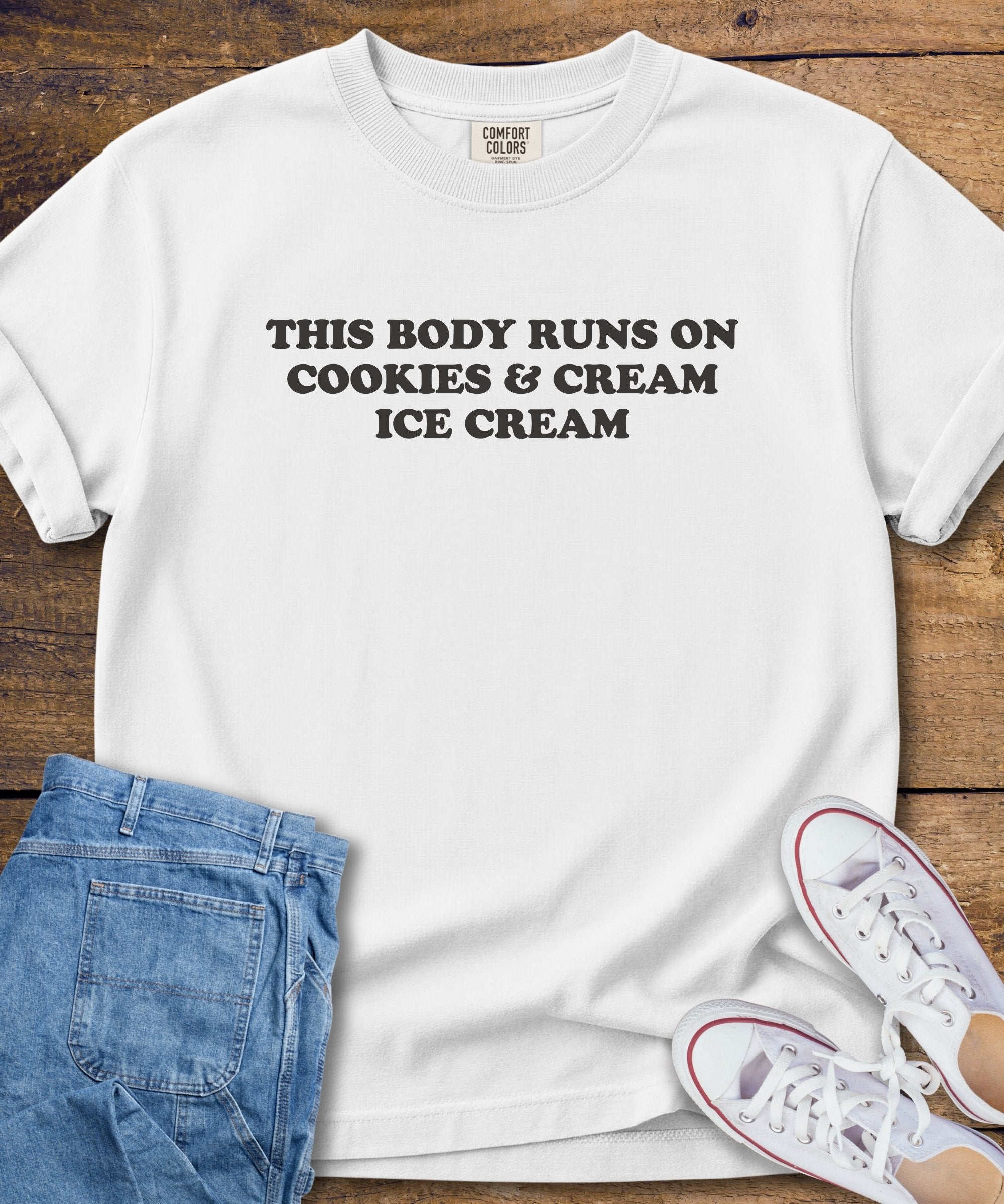 Runs On Cookies & Cream T-Shirt