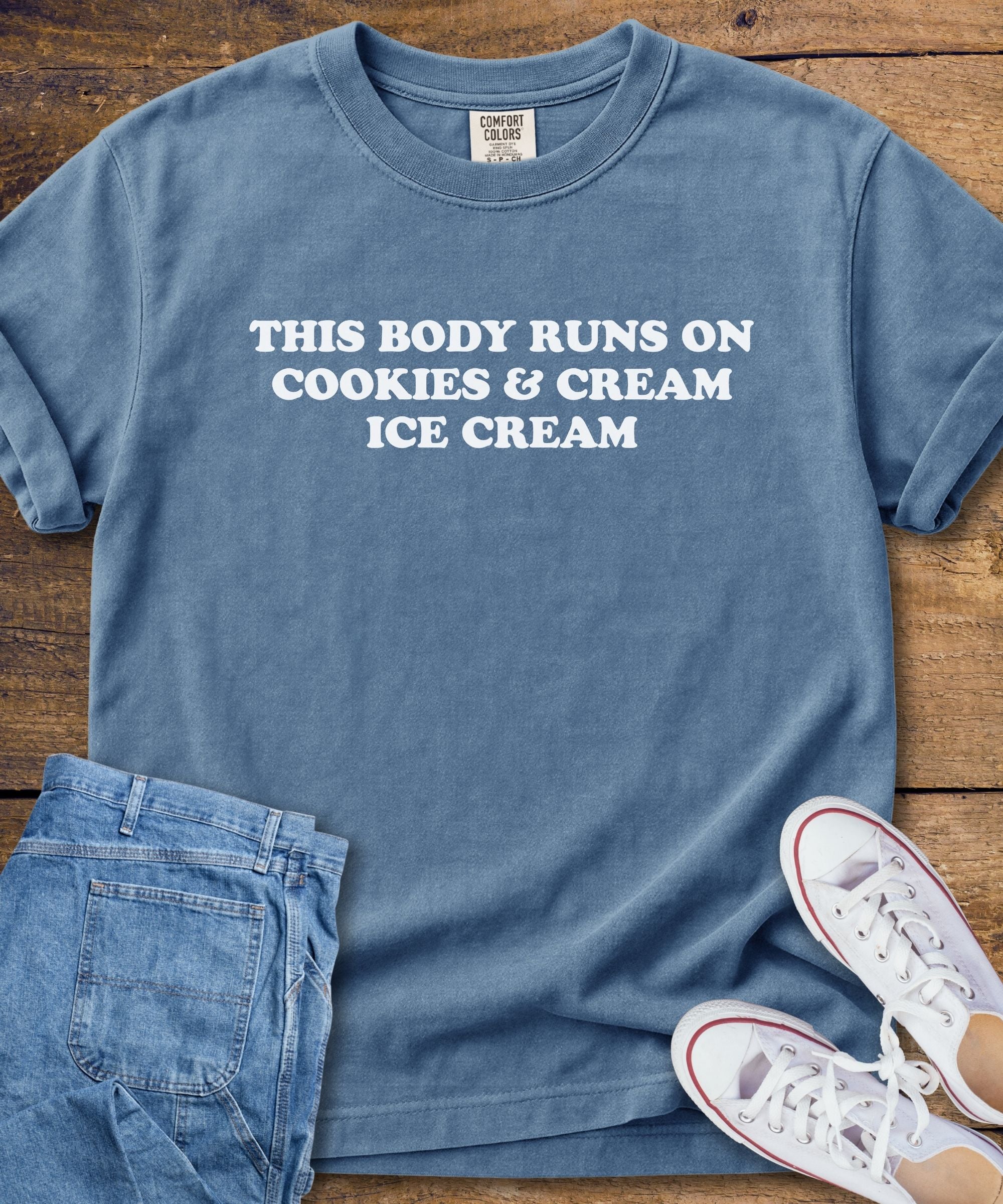 Runs On Cookies & Cream T-Shirt