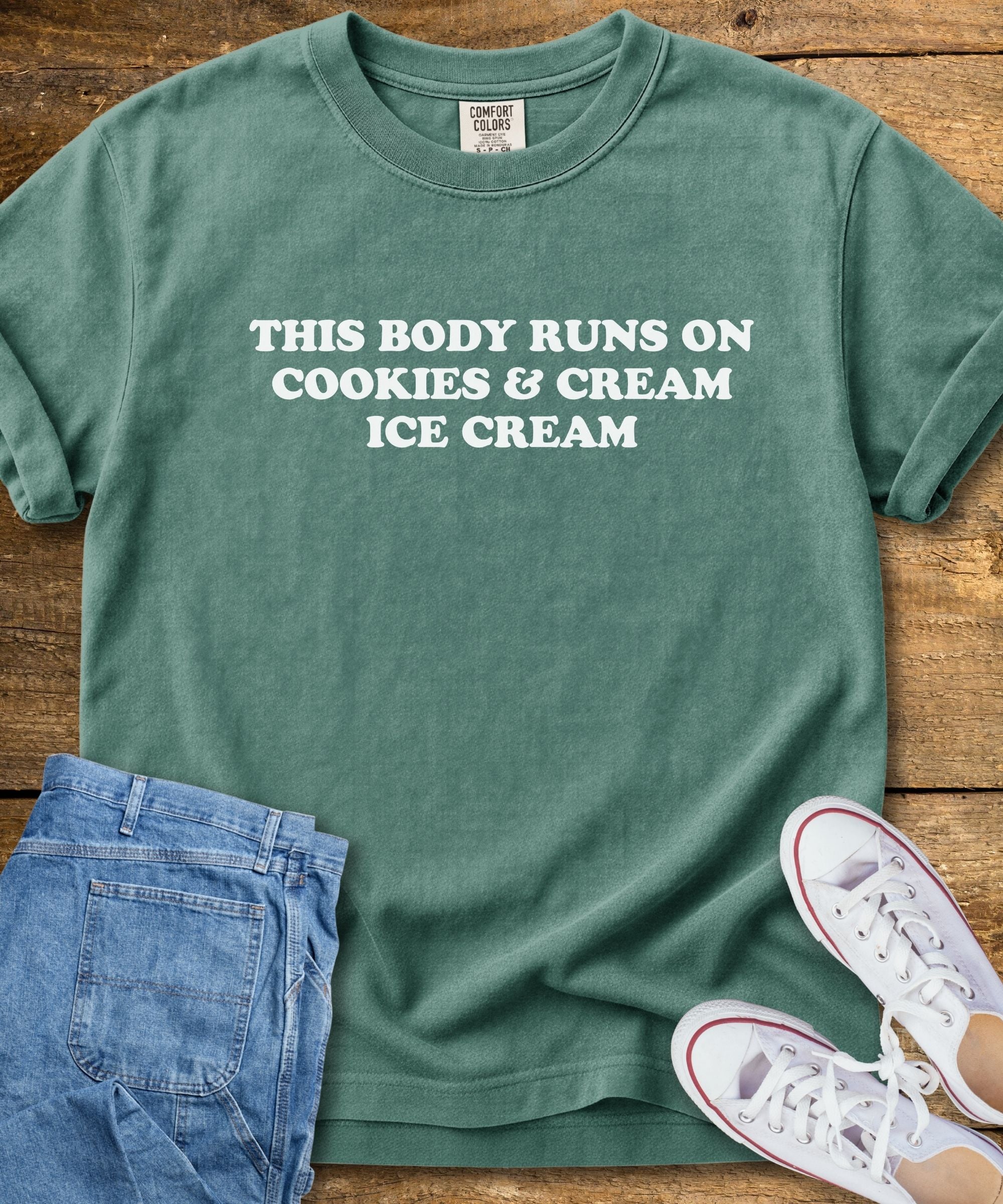 Runs On Cookies & Cream T-Shirt