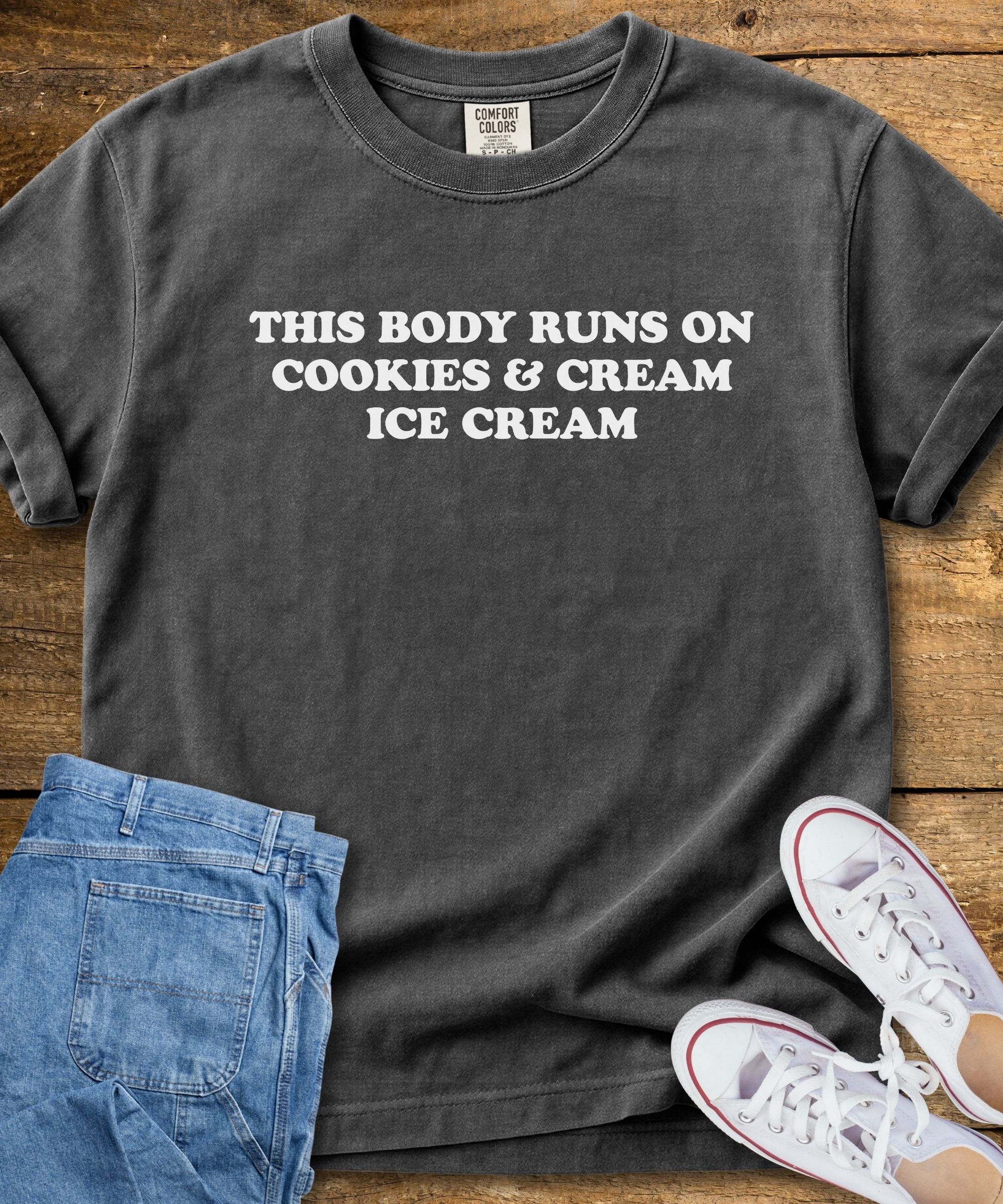 Runs On Cookies & Cream T-Shirt