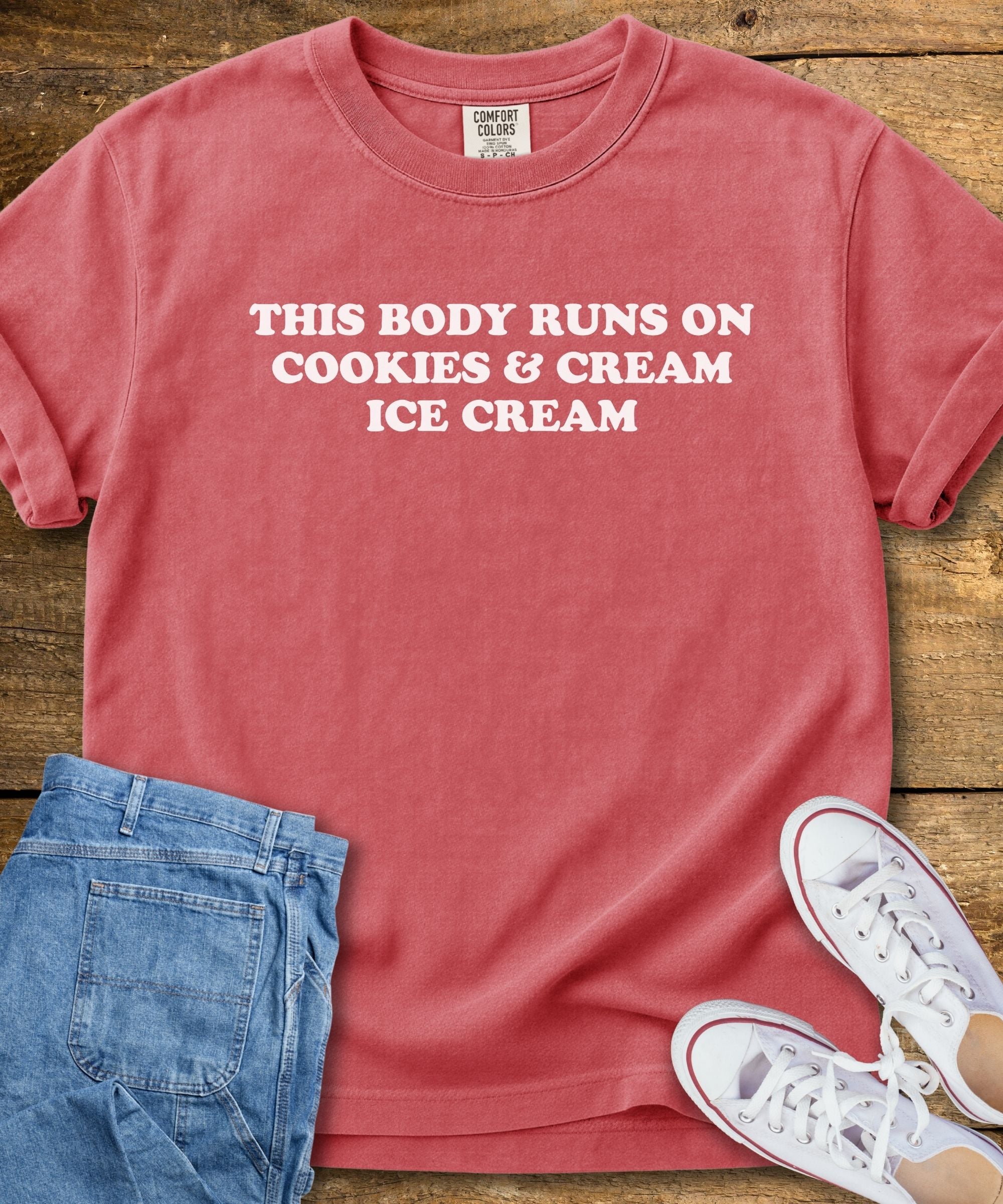 Runs On Cookies & Cream T-Shirt
