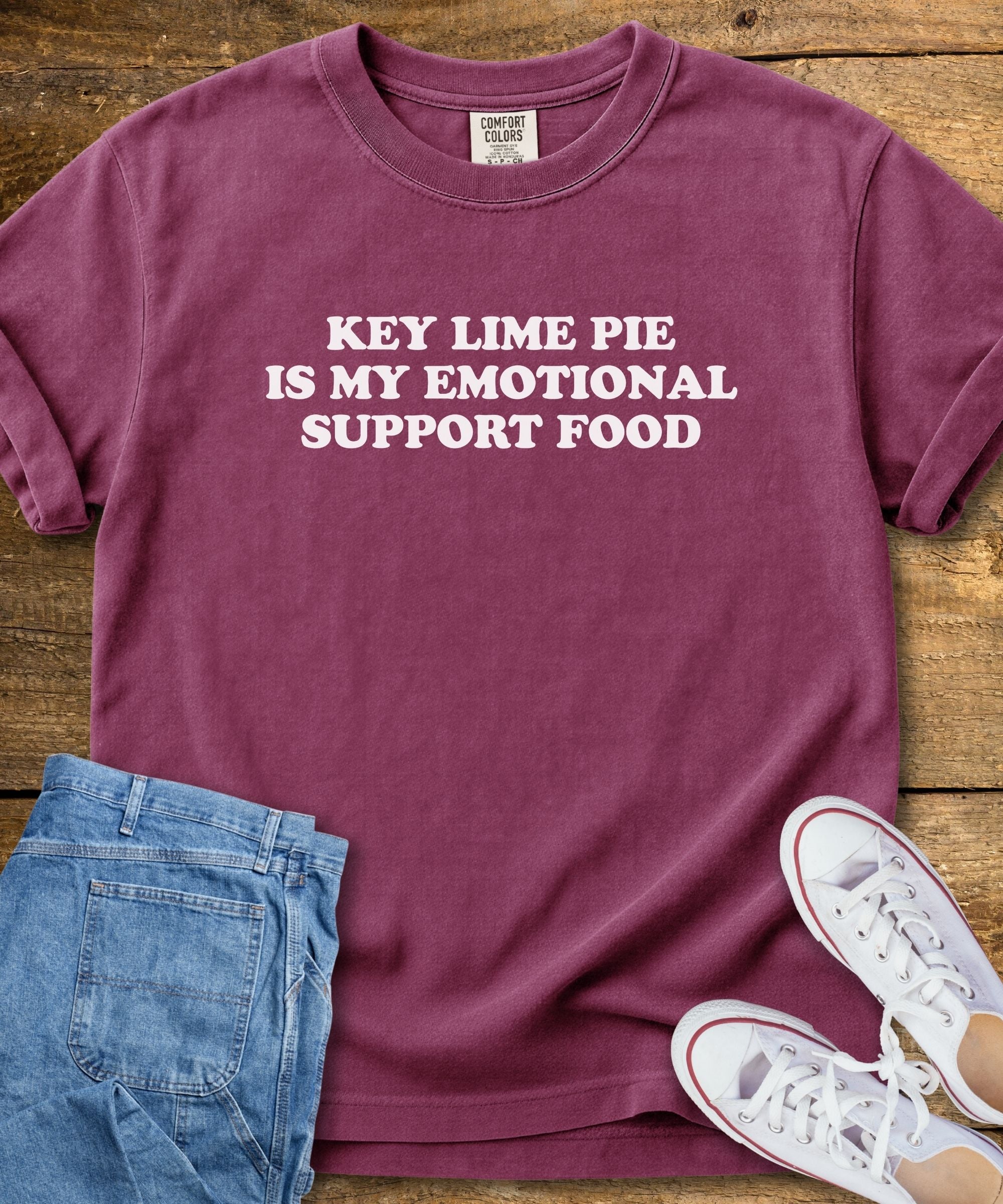 Key Lime Pie Emotional Support T-Shirt
