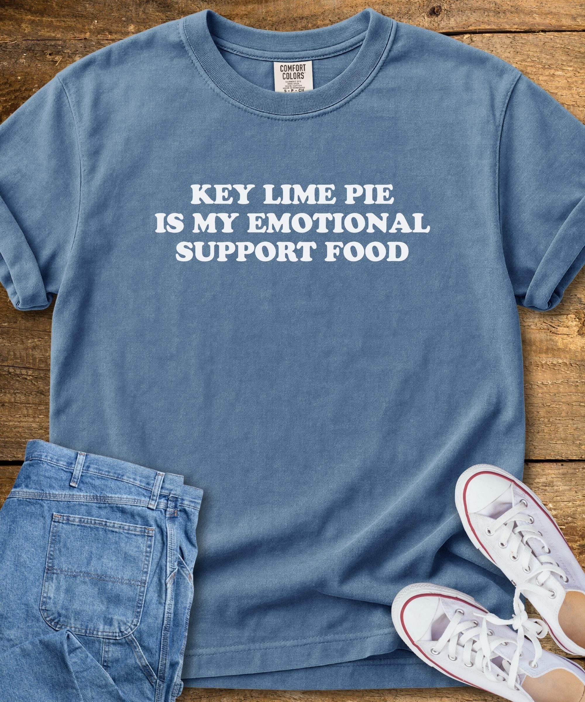 Key Lime Pie Emotional Support T-Shirt