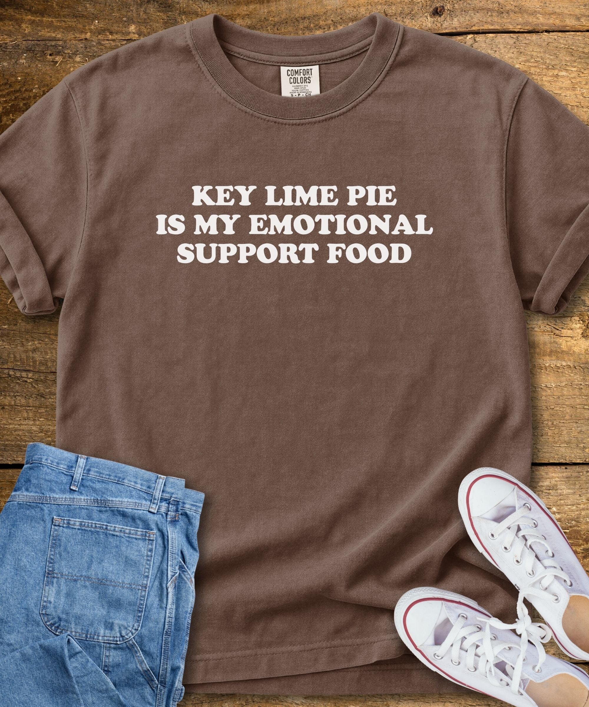 Key Lime Pie Emotional Support T-Shirt