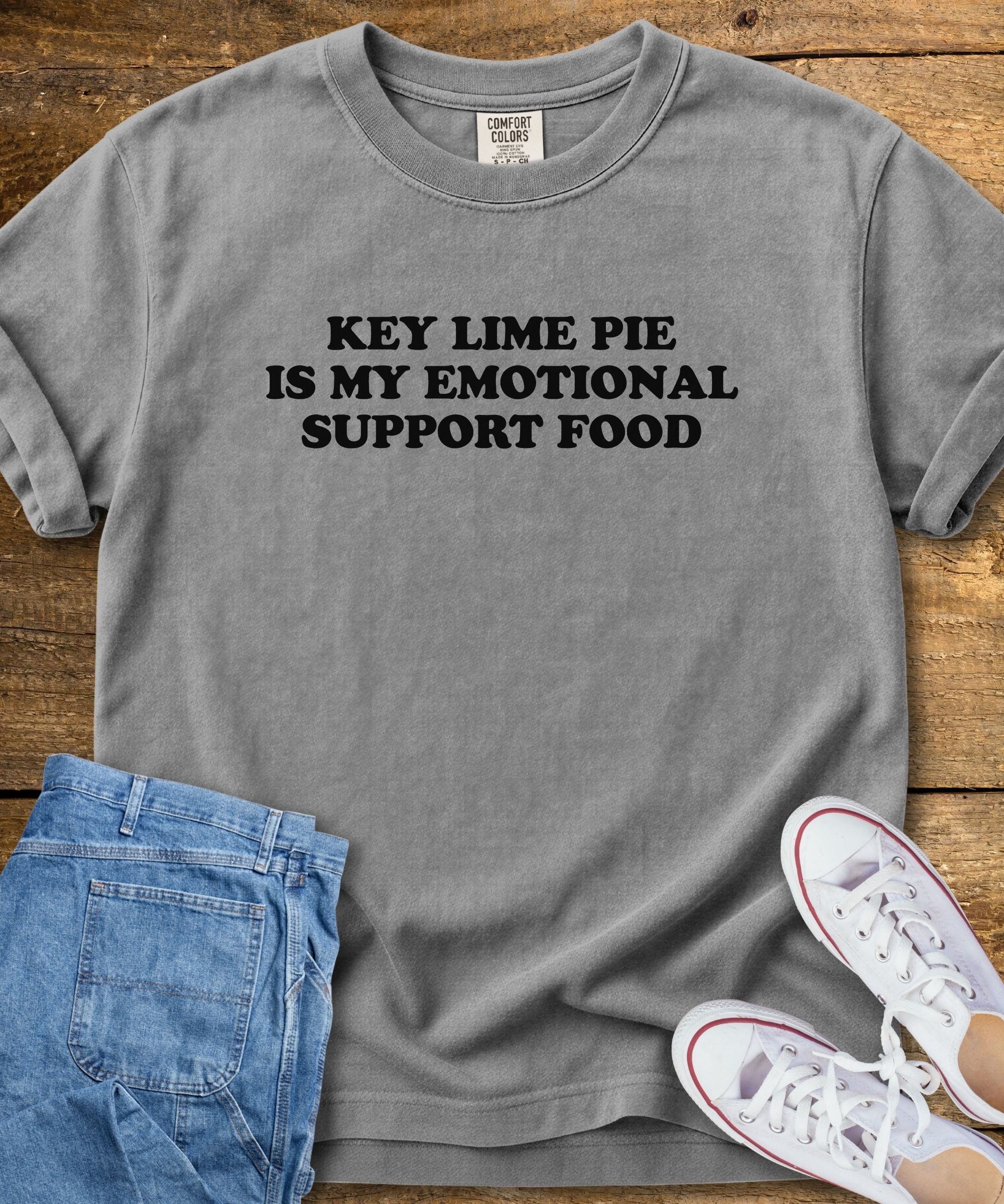 Key Lime Pie Emotional Support T-Shirt
