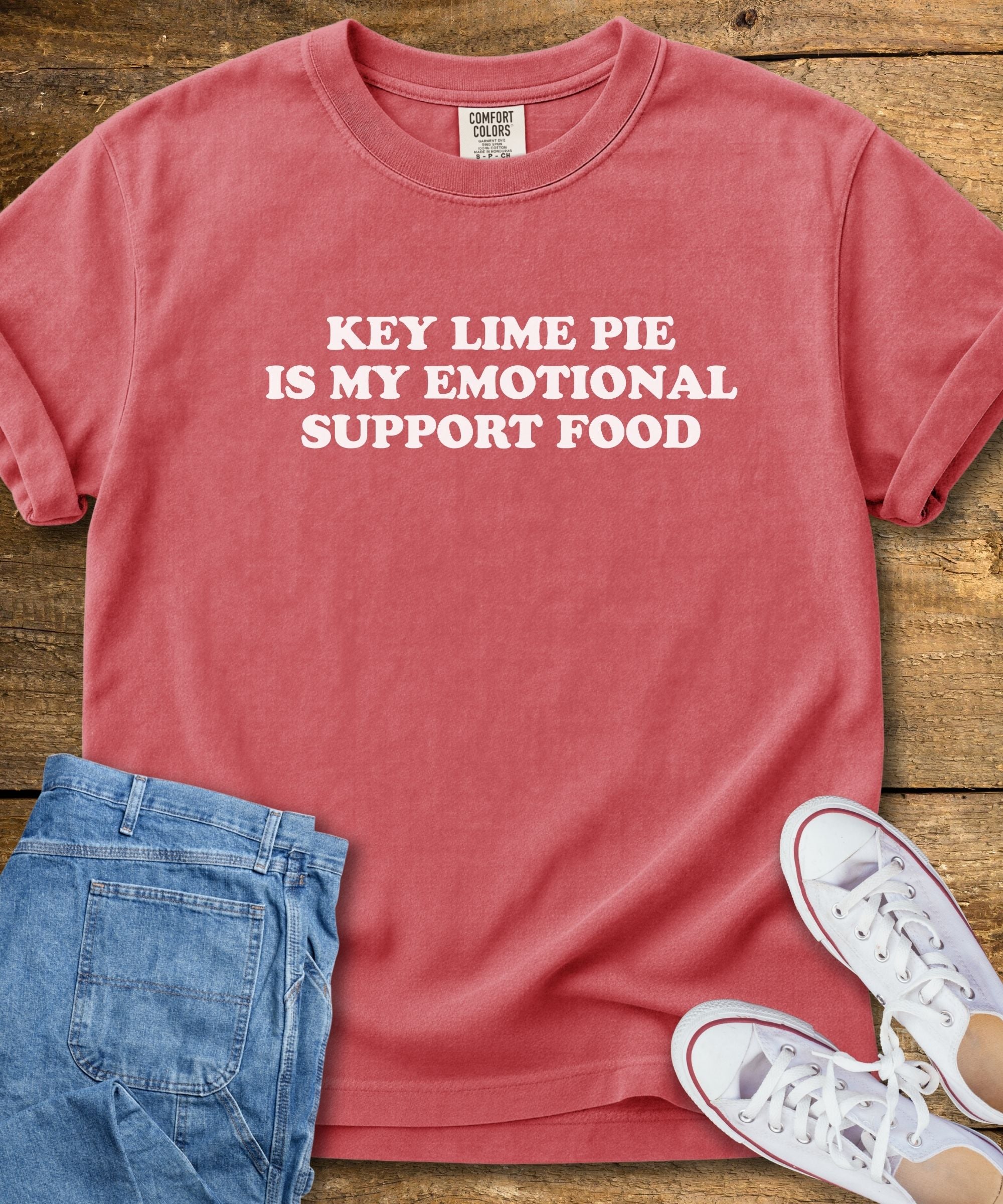 Key Lime Pie Emotional Support T-Shirt