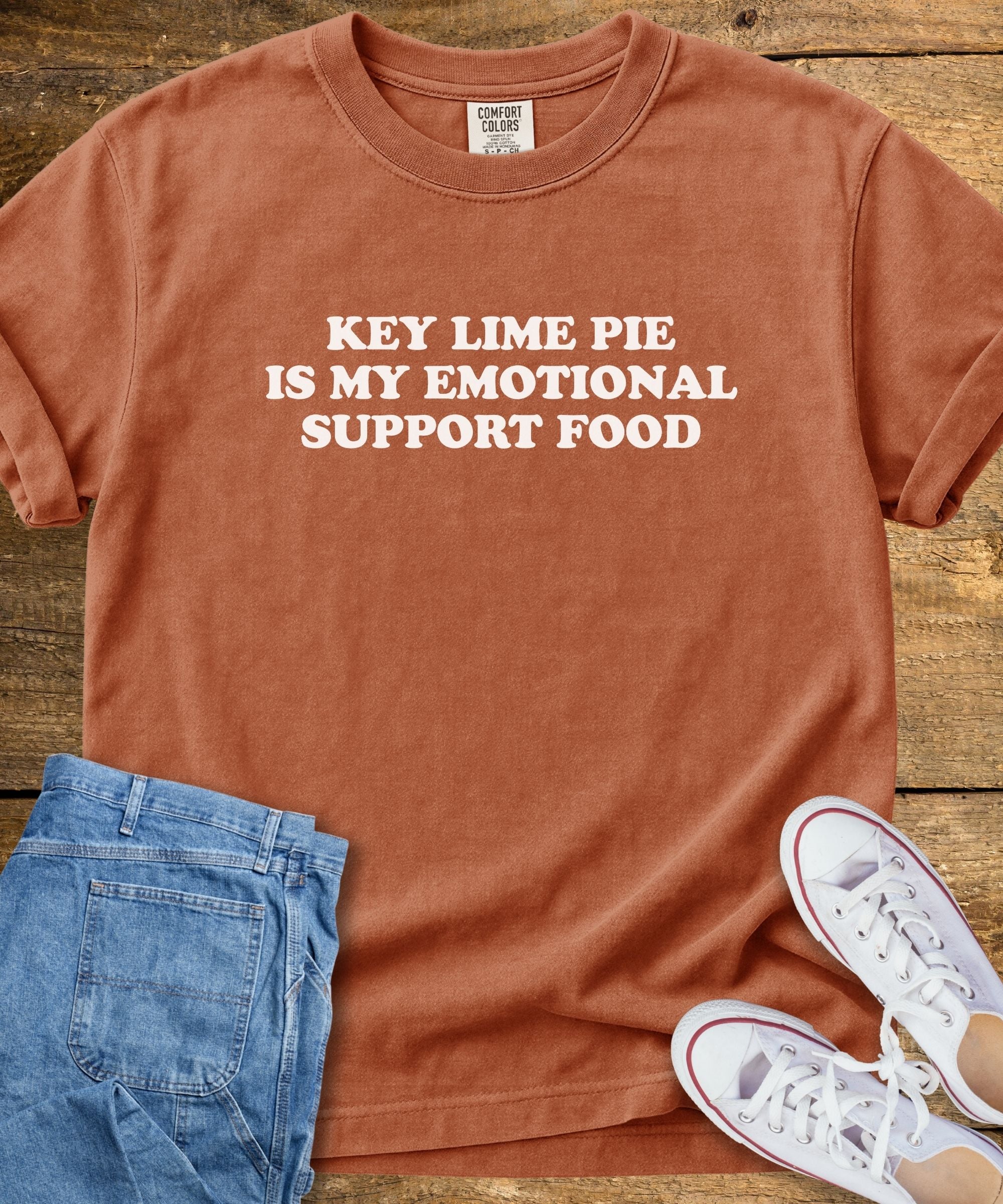 Key Lime Pie Emotional Support T-Shirt